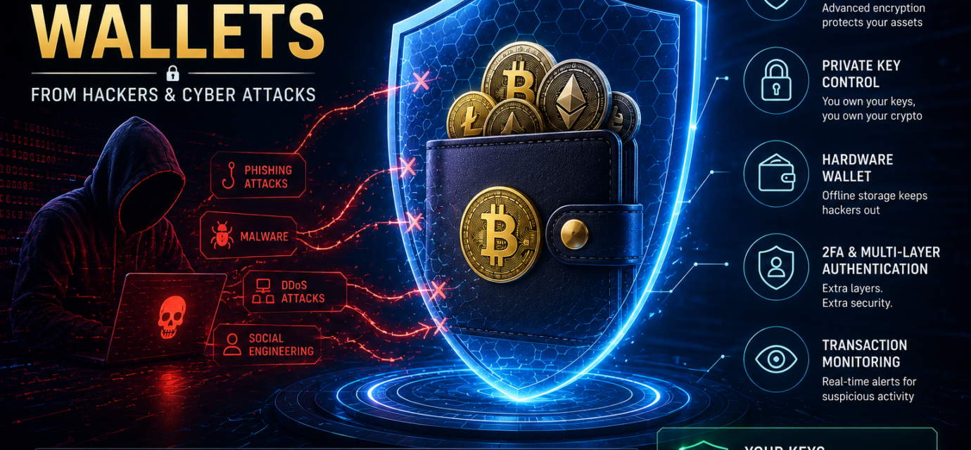 Cryptocurrency Wallets from Hackers & Cyber Attacks