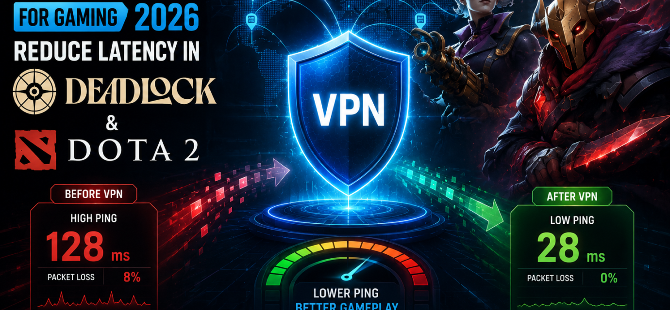 Best VPN for Gaming 2026: Reduce Latency in Deadlock & Dota 2