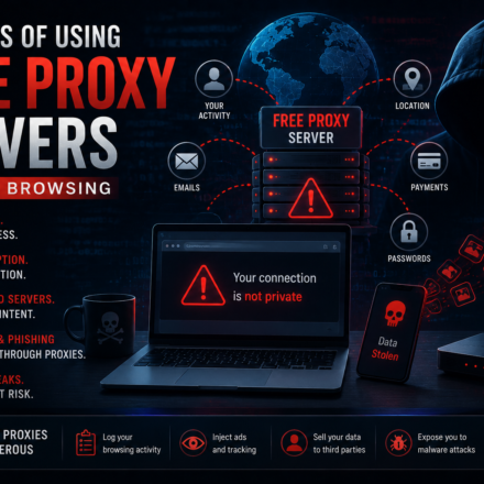 The Risks of Using Free Proxy Servers for Web Browsing