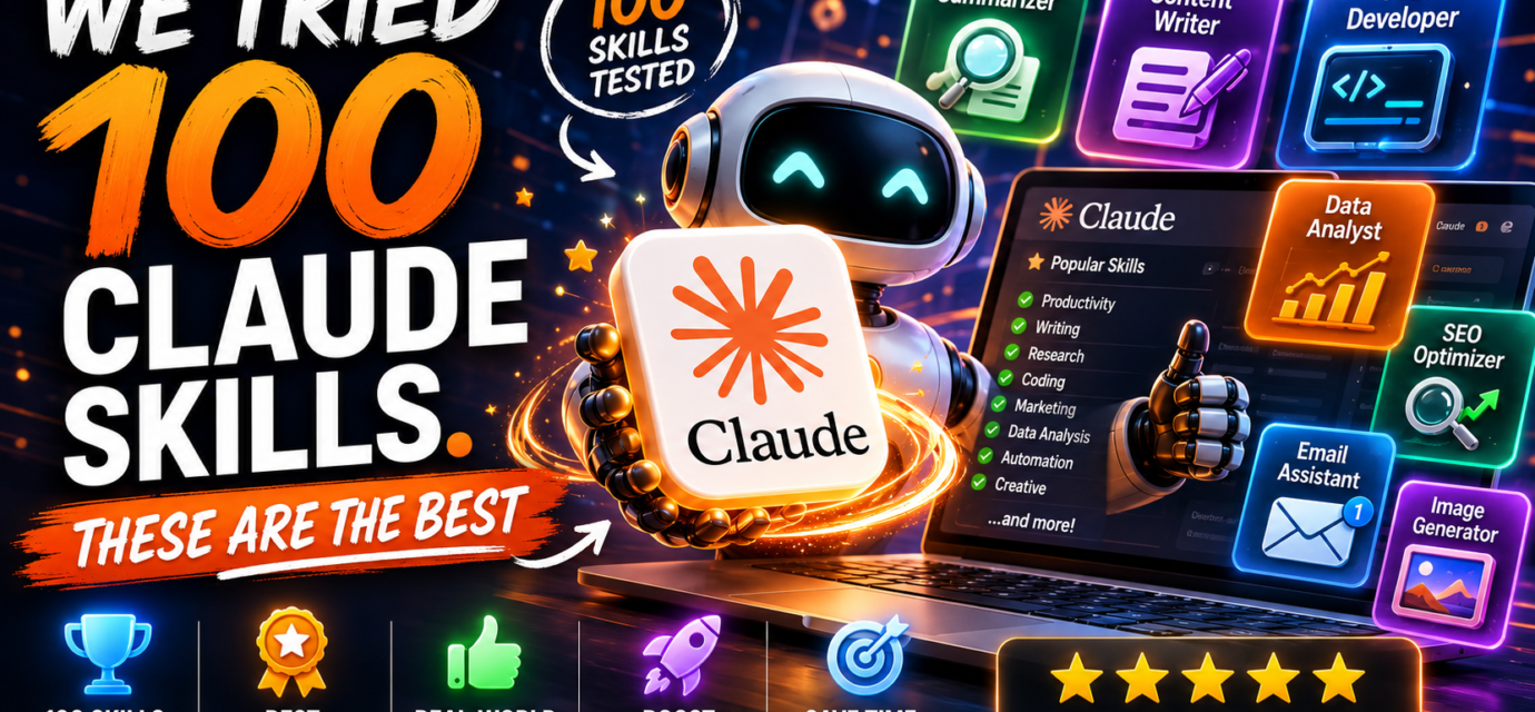We Tried 100 Claude Skills. These Are The Best